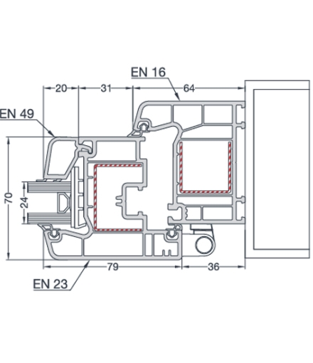 KASA - DIŞA AÇILIM  PENCERE KANAT UYGULAMASI