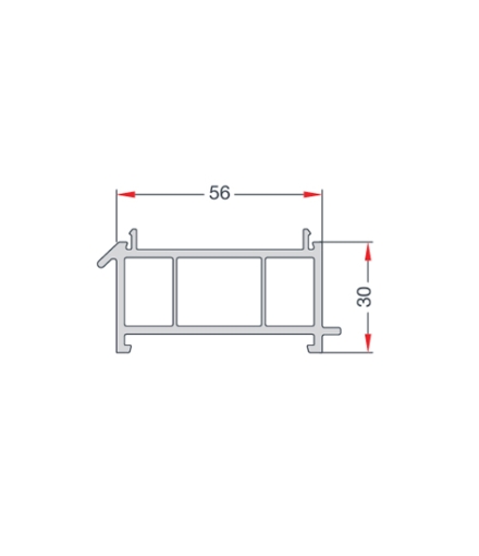 30 x 56  YÜKSELTME PROFİLİ