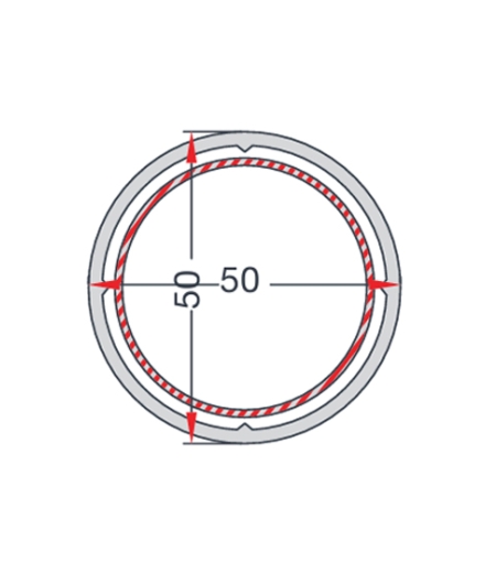 Φ 50 BORU PROFİLİ