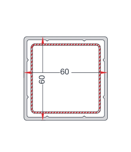  60x60 KUTU PROFİLİ