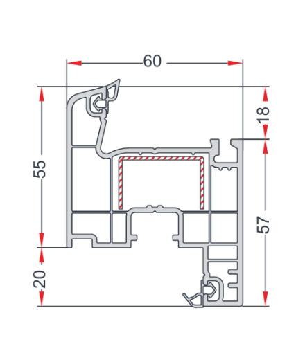 PENCERE KANAT PROFİLİ