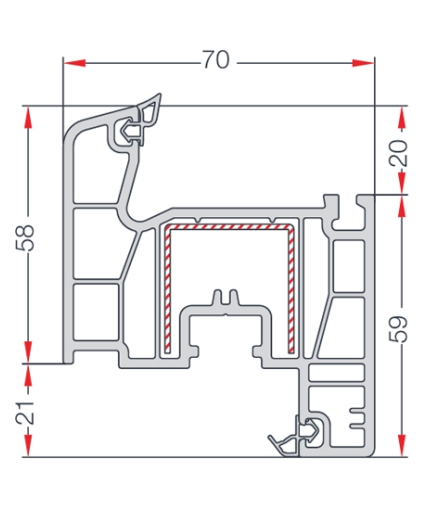 PENCERE KANAT PROFİLİ