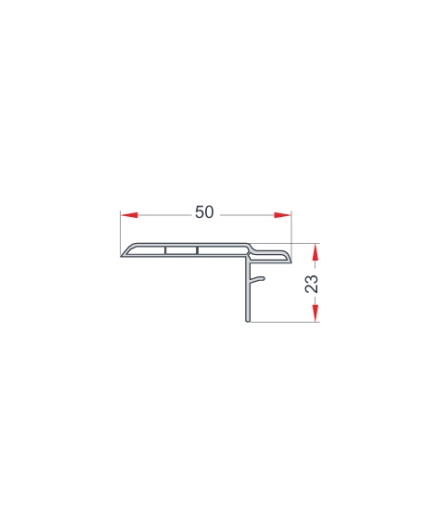  KLIPSLİ PERVAZ PROFİLİ